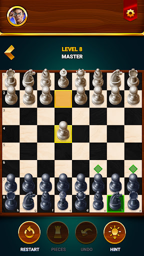 A captivating image of a chessboard in action, symbolizing strategic thinking and the thrill of competition in the Chess Club App.