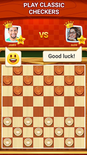 A digital representation of the classic game of checkers, evoking nostalgia and strategic thinking.