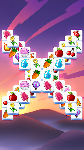 A vibrant and colorful depiction of tiles being matched, symbolizing fun and challenge in the Tile Club game.