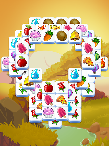 A vibrant and colorful depiction of tiles being matched, symbolizing fun and challenge in the Tile Club game.