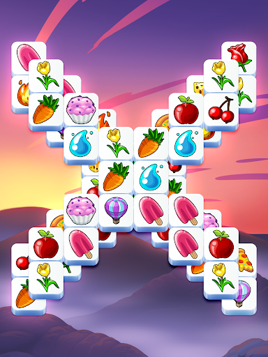 A vibrant and colorful depiction of tiles being matched, symbolizing fun and challenge in the Tile Club game.