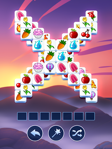 A vibrant and colorful depiction of tiles being matched, symbolizing fun and challenge in the Tile Club game.