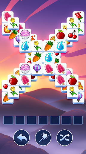 A vibrant and colorful depiction of tiles being matched, symbolizing fun and challenge in the Tile Club game.