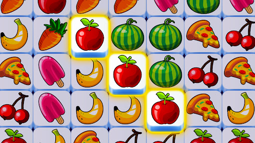 A vibrant and colorful depiction of tiles being matched, symbolizing fun and challenge in the Tile Club game.