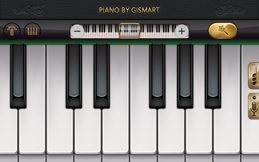 A vibrant depiction of a person joyfully playing a digital piano on a mobile app, capturing the essence of musical exploration and creativity.