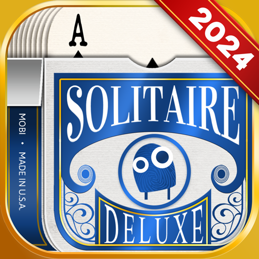 A digital deck of cards representing the classic game of Solitaire, evoking nostalgia and excitement.