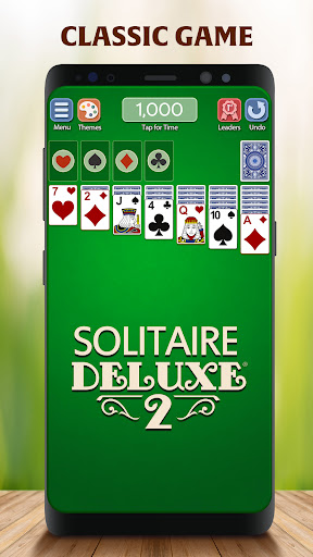 A digital deck of cards representing the classic game of Solitaire, evoking nostalgia and excitement.