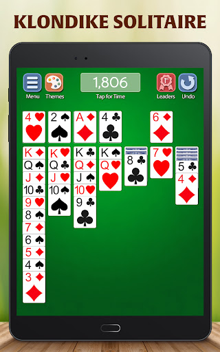 A digital deck of cards representing the classic game of Solitaire, evoking nostalgia and excitement.