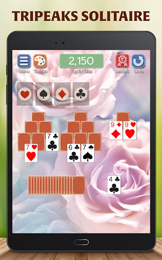 A digital deck of cards representing the classic game of Solitaire, evoking nostalgia and excitement.