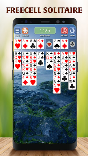 A digital deck of cards representing the classic game of Solitaire, evoking nostalgia and excitement.