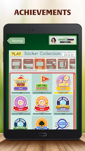 A digital deck of cards representing the classic game of Solitaire, evoking nostalgia and excitement.