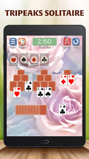 A digital deck of cards representing the classic game of Solitaire, evoking nostalgia and excitement.