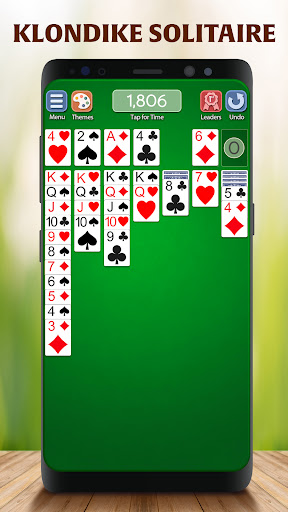 A digital deck of cards representing the classic game of Solitaire, evoking nostalgia and excitement.