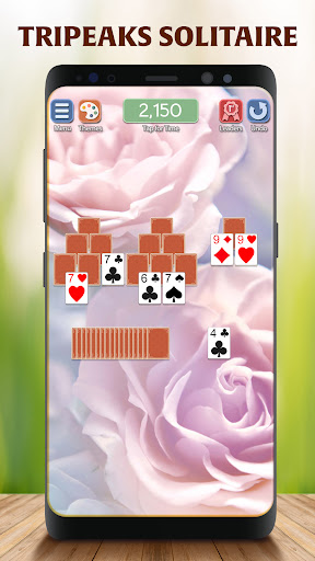 A digital deck of cards representing the classic game of Solitaire, evoking nostalgia and excitement.