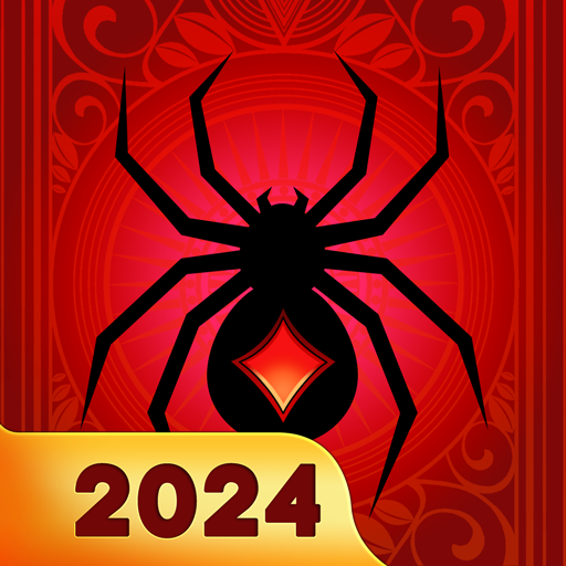 A captivating digital rendition of Spider Solitaire, evoking nostalgia and excitement for card game enthusiasts.