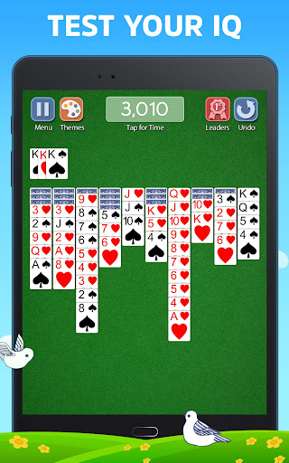 A captivating digital rendition of Spider Solitaire, evoking nostalgia and excitement for card game enthusiasts.