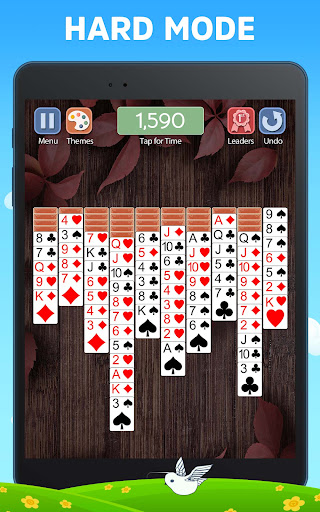 A captivating digital rendition of Spider Solitaire, evoking nostalgia and excitement for card game enthusiasts.