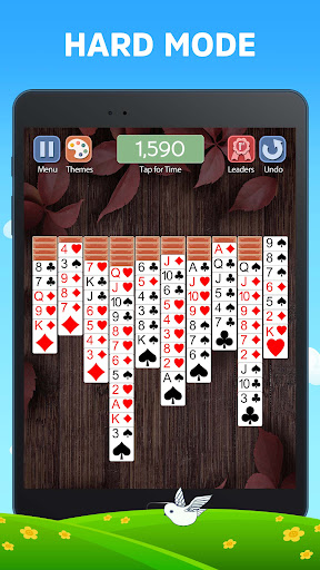 A captivating digital rendition of Spider Solitaire, evoking nostalgia and excitement for card game enthusiasts.