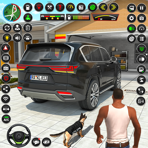 A thrilling car parking game scene showcasing a player maneuvering a car into a tight parking spot, creating a sense of challenge and excitement.