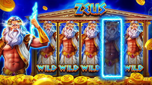 A thrilling moment in a virtual casino with flashing slot machines and a jackpot win, capturing the excitement and allure of Grand Cash Slots.