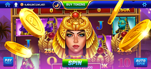 A vibrant virtual casino experience, capturing the thrill of slot machines and table games, evoking excitement and anticipation.