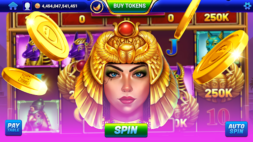 A vibrant virtual casino experience, capturing the thrill of slot machines and table games, evoking excitement and anticipation.