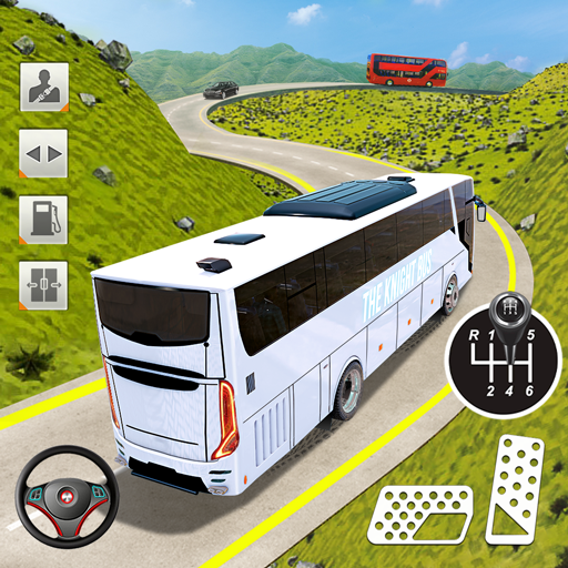 A thrilling bus driving and parking adventure in a bustling city setting, illustrating excitement and challenge.