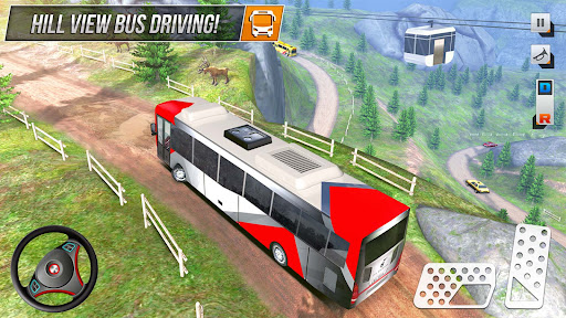 A thrilling bus driving and parking adventure in a bustling city setting, illustrating excitement and challenge.