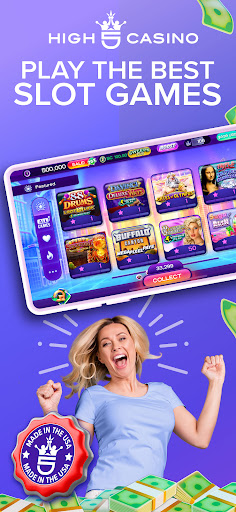 Excitement and thrill of playing slot games at High 5 Casino, vibrant and engaging.