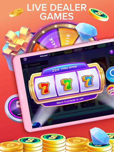 Excitement and thrill of playing slot games at High 5 Casino, vibrant and engaging.