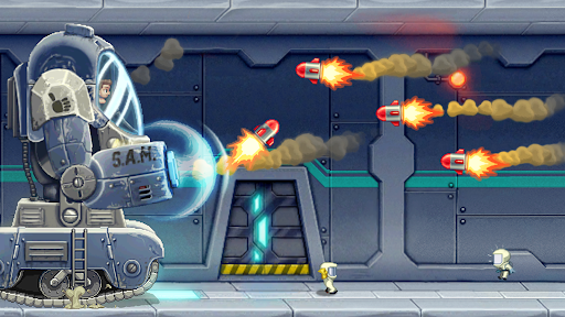 Experience the thrill of flight and adventure with Jetpack Joyride, a vibrant and engaging mobile game that promises endless fun.