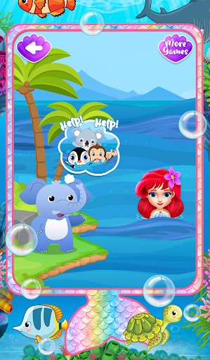 A child joyfully interacting with a colorful and engaging mermaid-themed mobile app, representing wonder and creativity.