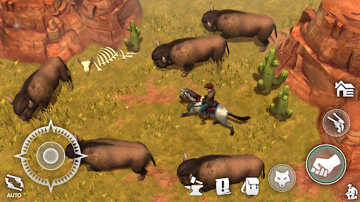 A thrilling Wild West adventure awaits in Westland Survival Game, where cowboys and outlaws roam, and survival is key.