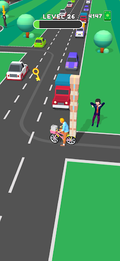 Experience the thrill of delivering newspapers in a vibrant neighborhood, dodging obstacles, and climbing the leaderboards in the Paper Delivery Boy game.