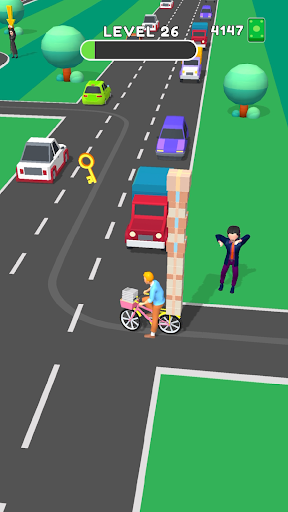 Experience the thrill of delivering newspapers in a vibrant neighborhood, dodging obstacles, and climbing the leaderboards in the Paper Delivery Boy game.