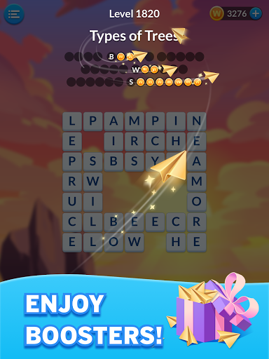 An exciting word puzzle journey that challenges and enhances your vocabulary skills, while providing endless fun and relaxation.