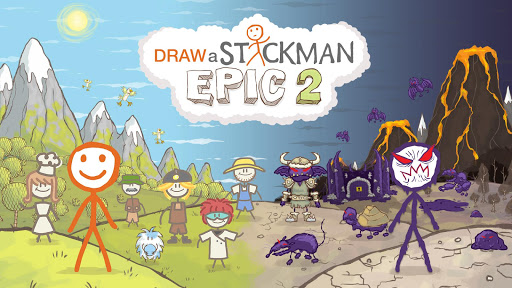 An imaginative journey awaits in the colorful and creative world of Draw a Stickman Epic 2.