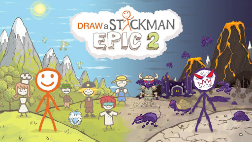 An imaginative journey awaits in the colorful and creative world of Draw a Stickman Epic 2.