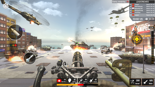 An exhilarating battlefield scene from the Beach Head game, capturing the intense action and strategic defense elements.