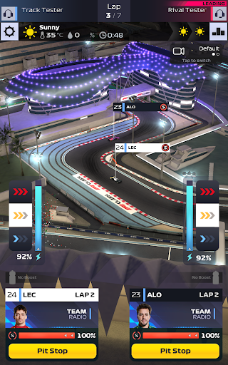 A thrilling racing scene with vibrant colors and high-speed cars, capturing the excitement and intensity of Formula Racing Game.