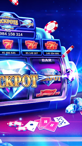 Excitement and thrill of playing casino games, capturing the vibrant Las Vegas atmosphere from a mobile screen.