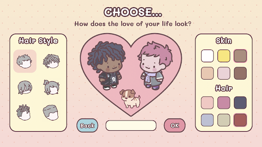 A cozy, heartwarming scene from Pocket Love game, capturing the essence of love and creativity in a charming virtual world.