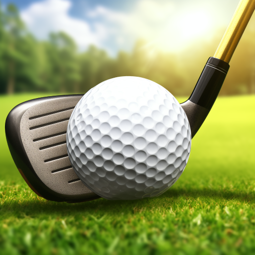 A thrilling golf game experience on mobile, capturing the essence and excitement of playing golf on lush, realistic courses.