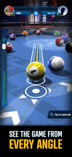 An engaging mobile game experience capturing the thrill and strategy of playing pool.