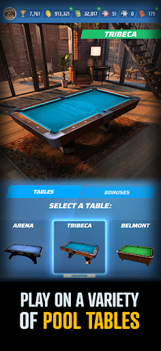 An engaging mobile game experience capturing the thrill and strategy of playing pool.