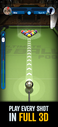 An engaging mobile game experience capturing the thrill and strategy of playing pool.