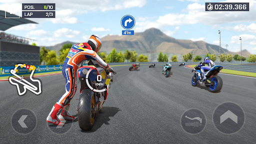 Experience the thrill and excitement of high-speed motorcycle racing through stunning tracks and customizable bikes in Moto Racing.