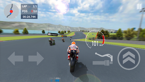 Experience the thrill and excitement of high-speed motorcycle racing through stunning tracks and customizable bikes in Moto Racing.