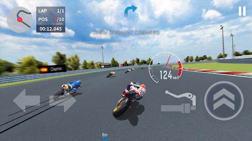 Experience the thrill and excitement of high-speed motorcycle racing through stunning tracks and customizable bikes in Moto Racing.