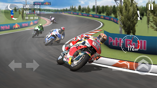 Experience the thrill and excitement of high-speed motorcycle racing through stunning tracks and customizable bikes in Moto Racing.